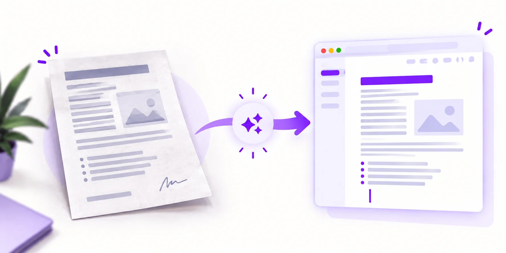 A photographed paper document converted into an editable Word document A photographed paper document converted into an editable Word document